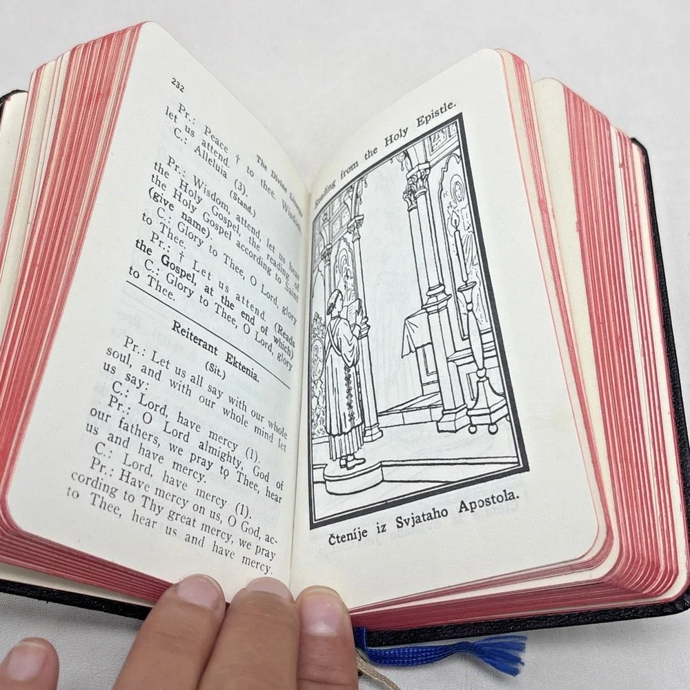 My Prayer Book Moj Molitvennik American Catholic Greek Rite 1957 Braddock PA 50s